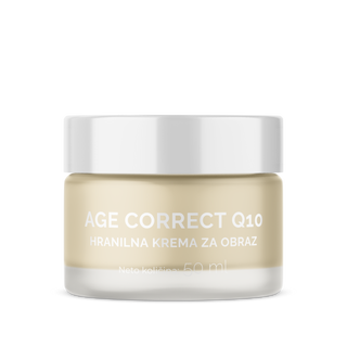 AGE CORRECT Q10, hranjiva krema za lice s inkapsuliranim Q10, peptidima i uljem rižinih mekinja