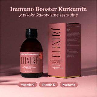 LIPOSOMSKI KURKUMIN IMMUNO BOOSTER, okus pasjonke, prehransko dopolnilo